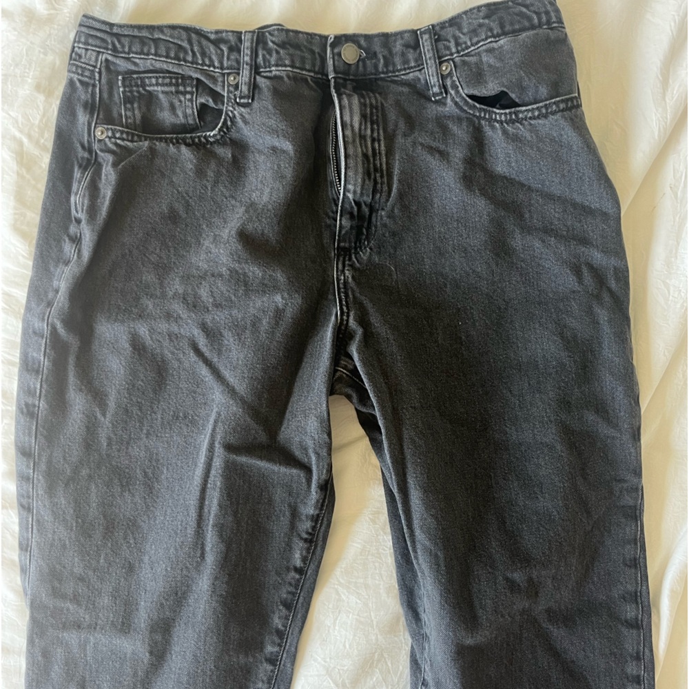 BLACK TARGET BOYFRIEND HIGH-RISE JEANS | SIZE 12